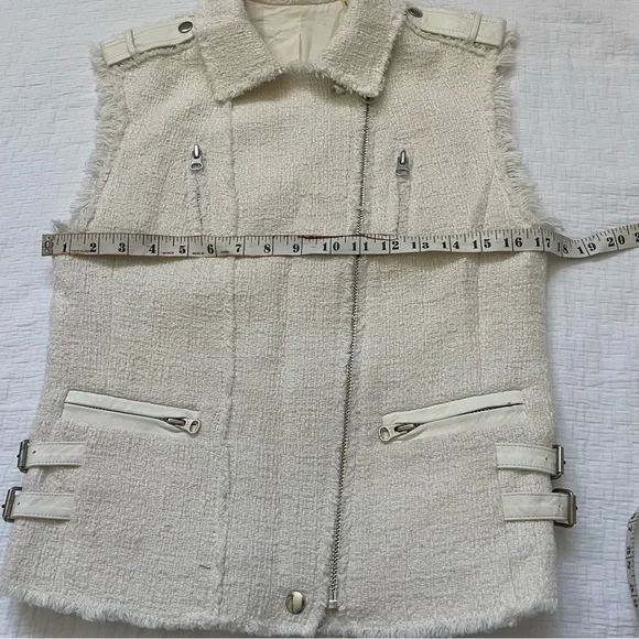 Rebecca Taylor tweed moto vest - Picture 7 of 8